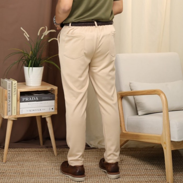 EMRAN RELAXED FIT PANTS BEIGE